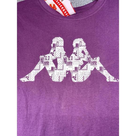 KAPPA Authentic Ankazoabo Men’s Violet Bloom T-Shirt Sz Medium 381728W NEW w/Tag - Picture 1 of 15